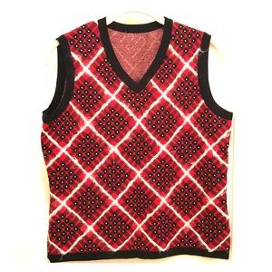 Argyle sweater vest